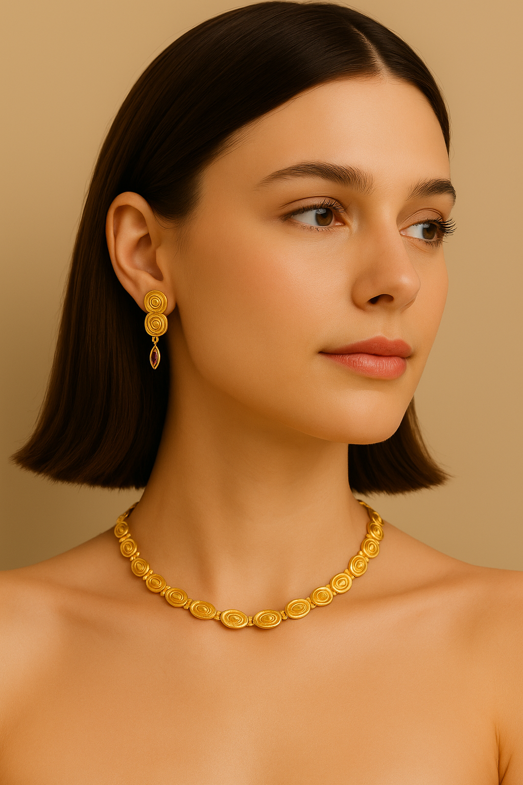 Pendientes GOBI Amatista