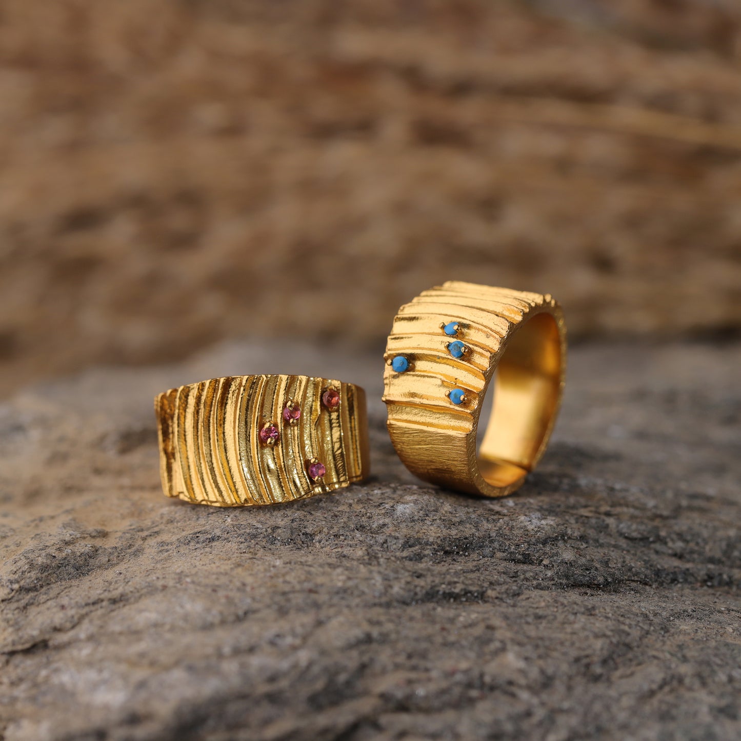 Anillo CONSTELACIÓN Turmalina rosa