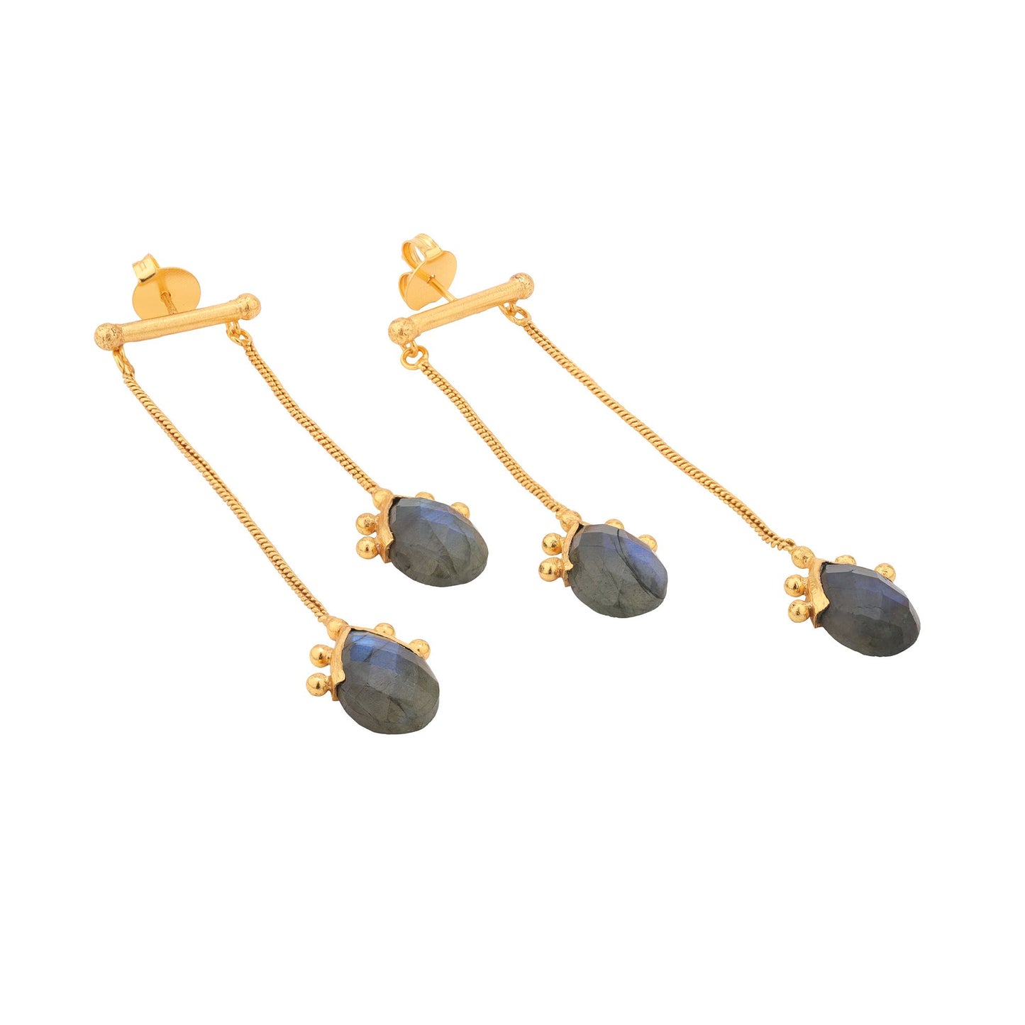 PENDIENTES TEARS LABRADORITA