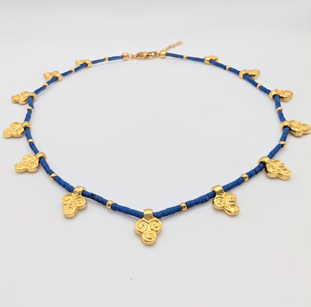 SHOKER Collar NILE Lápislazuli