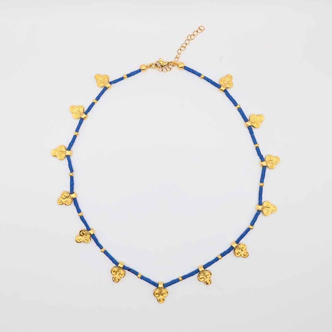 SHOKER Collar NILE Lápislazuli