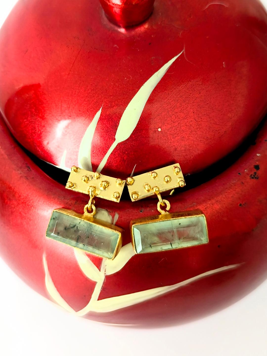 Pendientes SIENA Prehenita