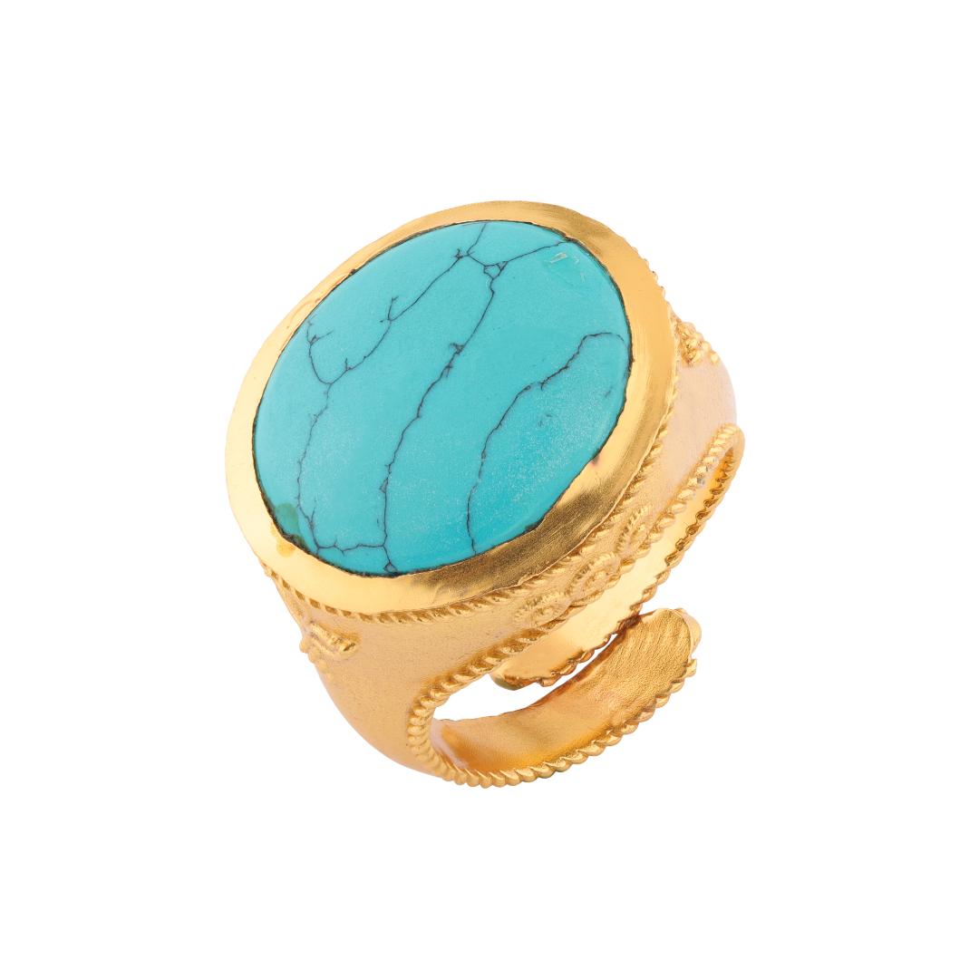 Anillo RANI Turquesa