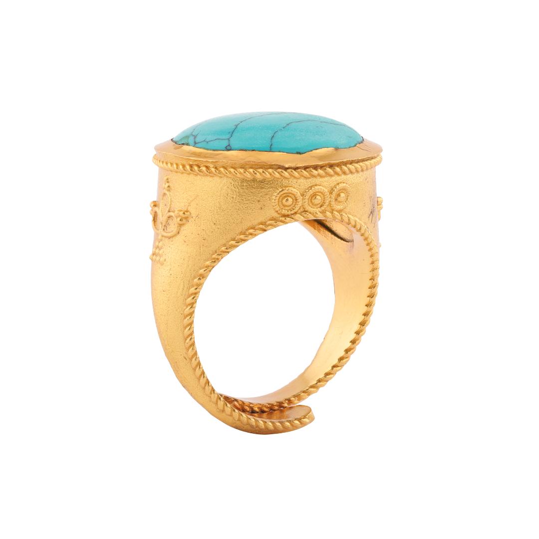 Anillo RANI Turquesa
