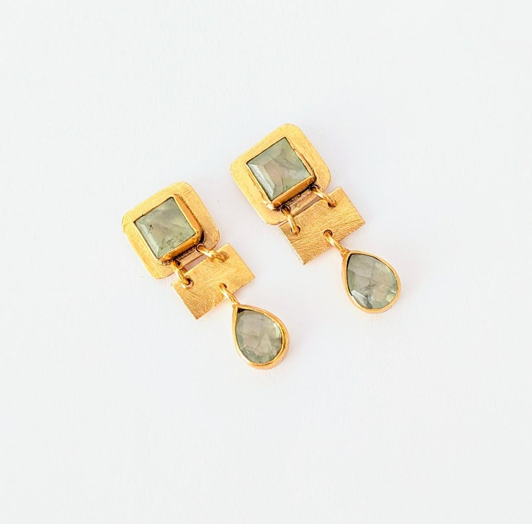Pendientes SPRING Prehnita