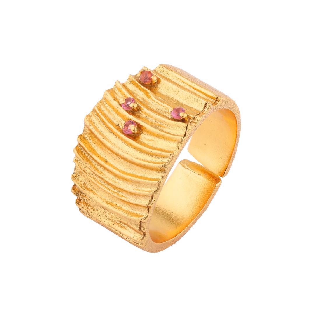 ANILLO TURMALINA ROSA