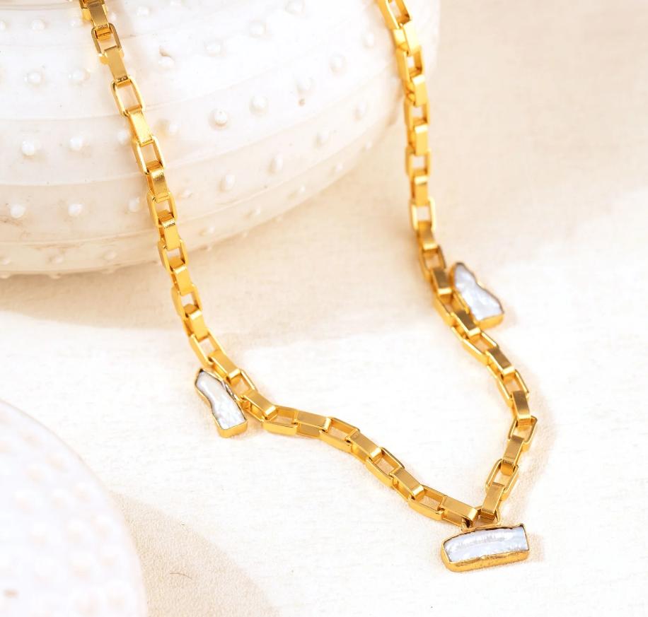 Gargantilla/Collar OCEAN Perlas salvajes