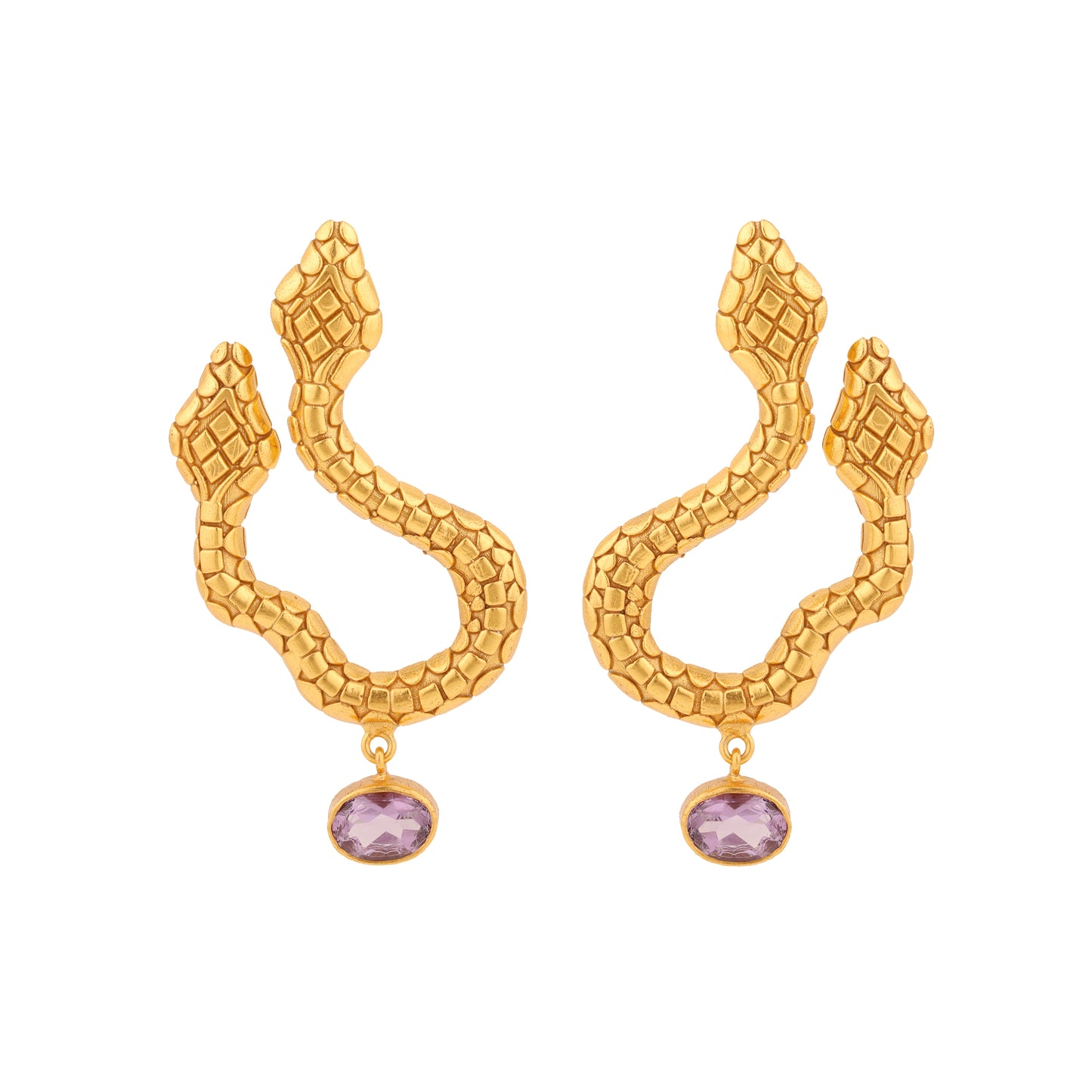 Pendientes ANFISBENA Aguamarina