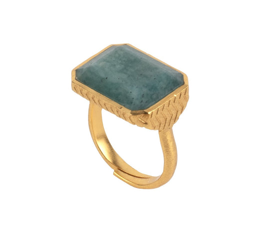 Anillo GALTA Amazonita