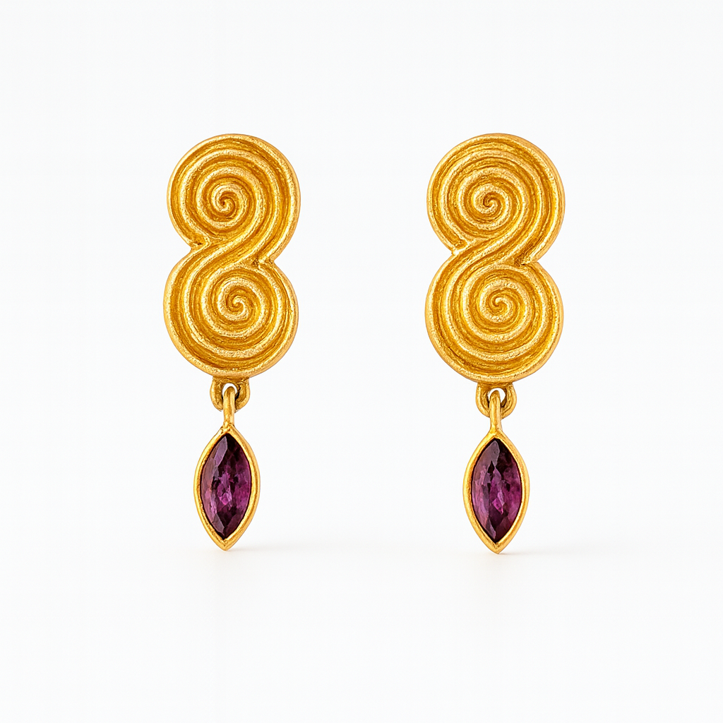 Pendientes GOBI Amatista