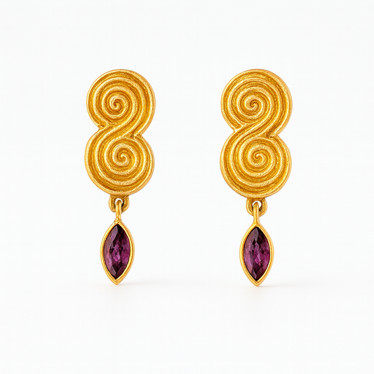 Pendientes GOBI Amatista