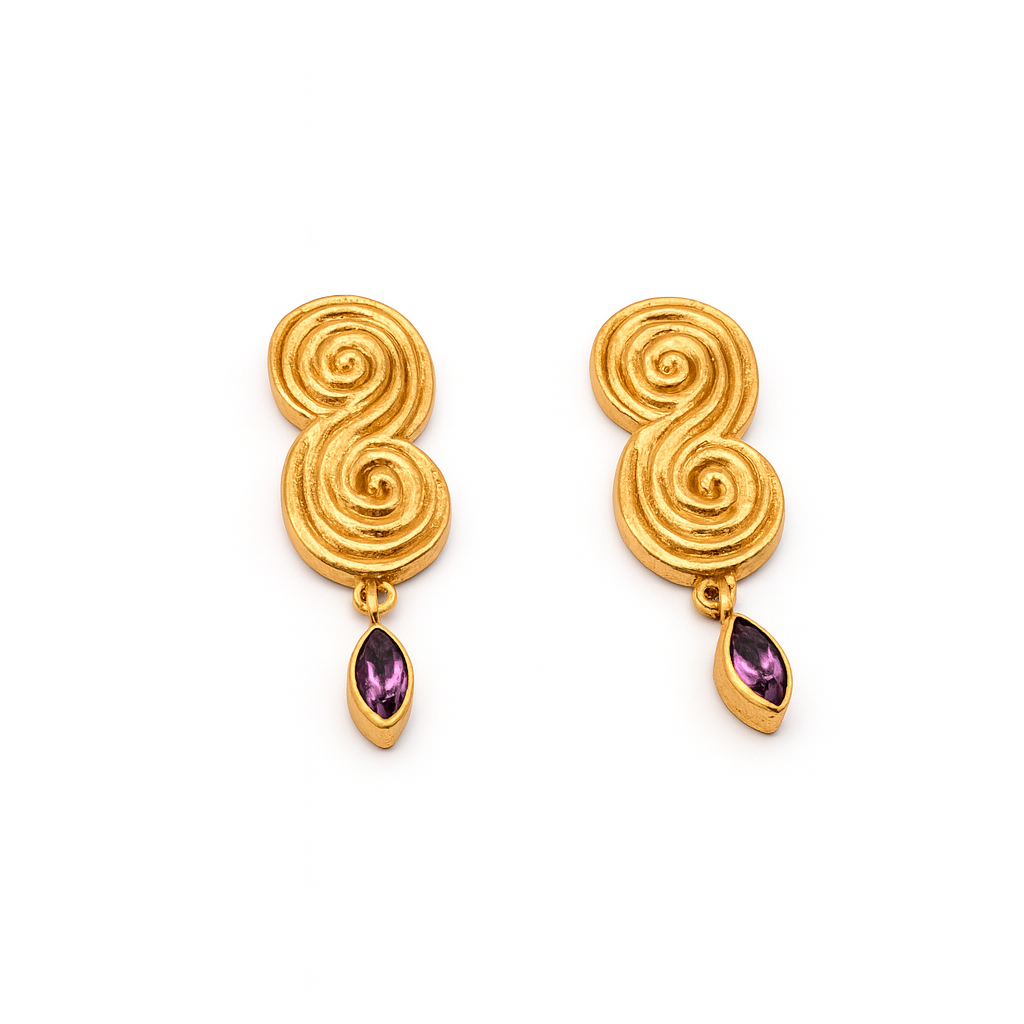 Pendientes GOBI Amatista