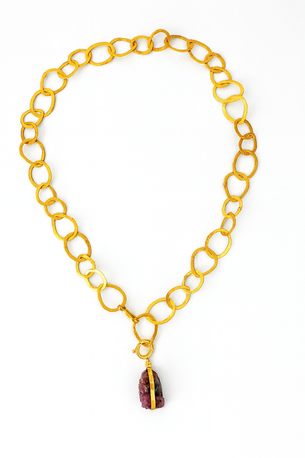 Collar MULTIPOSICIÓN con Rubí bruto