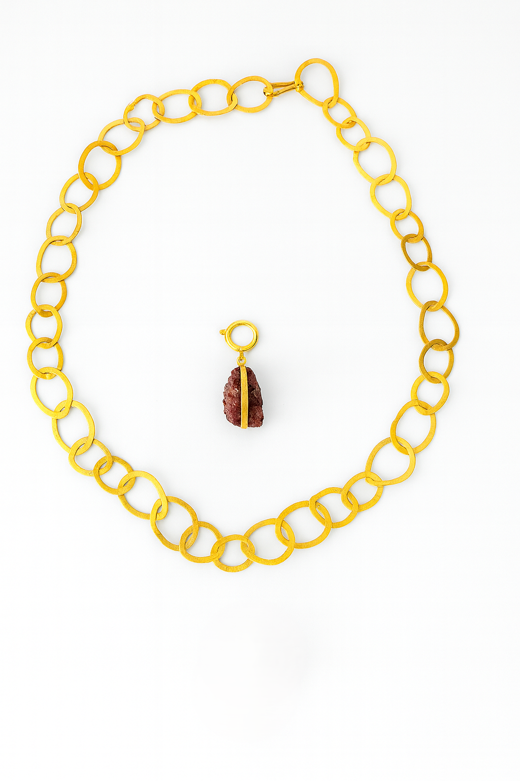 Collar MULTIPOSICIÓN con Rubí bruto