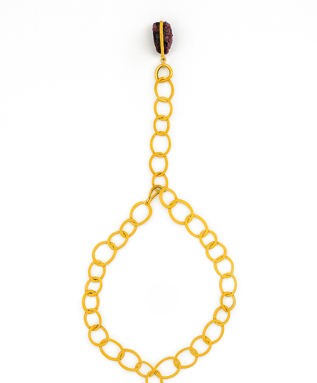 Collar MULTIPOSICIÓN con Rubí bruto