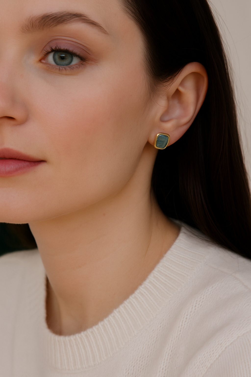 Pendentes ADELA Labradorita bruta