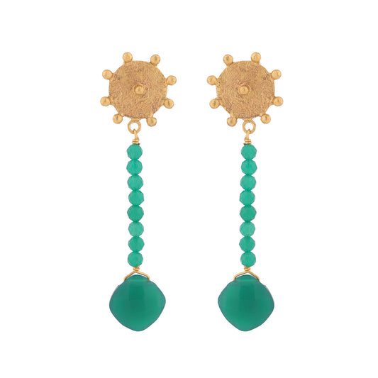 Pendientes OSIRIS Green Onix
