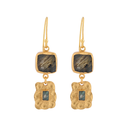 Pendientes GODDESS Labradorita