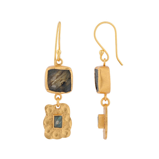 Pendientes GODDESS Labradorita