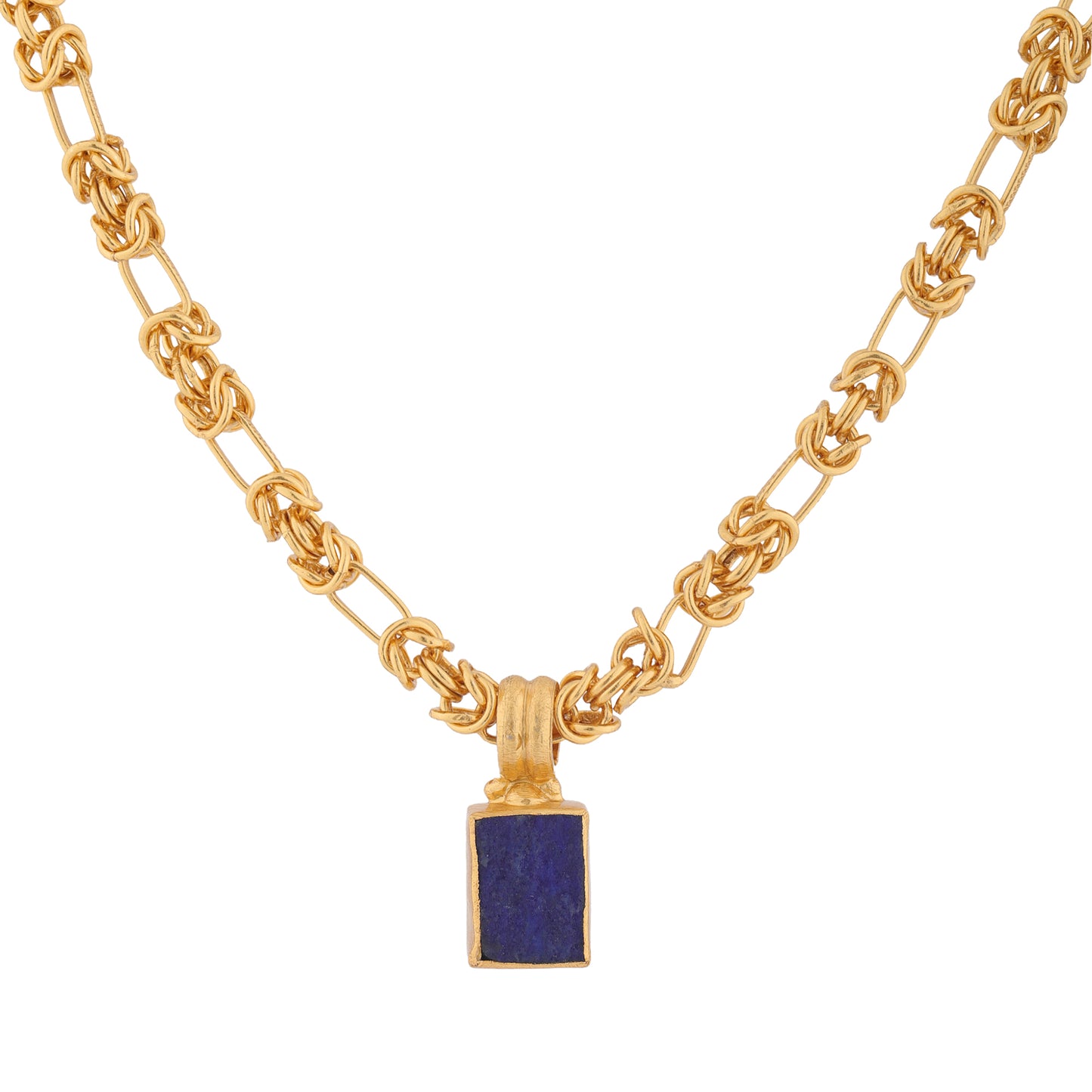 Collar AMULET Lapislázuli bruto