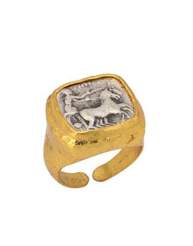 Anillo sello ROMAN HORSE