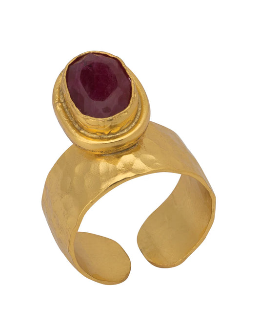 Anillo AURELIA Ruby corondam