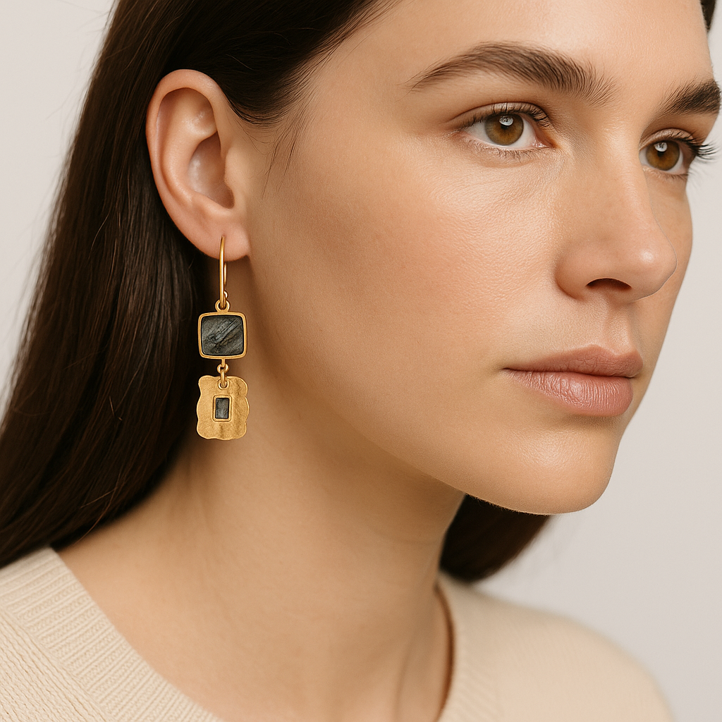 Pendientes GODDESS Labradorita