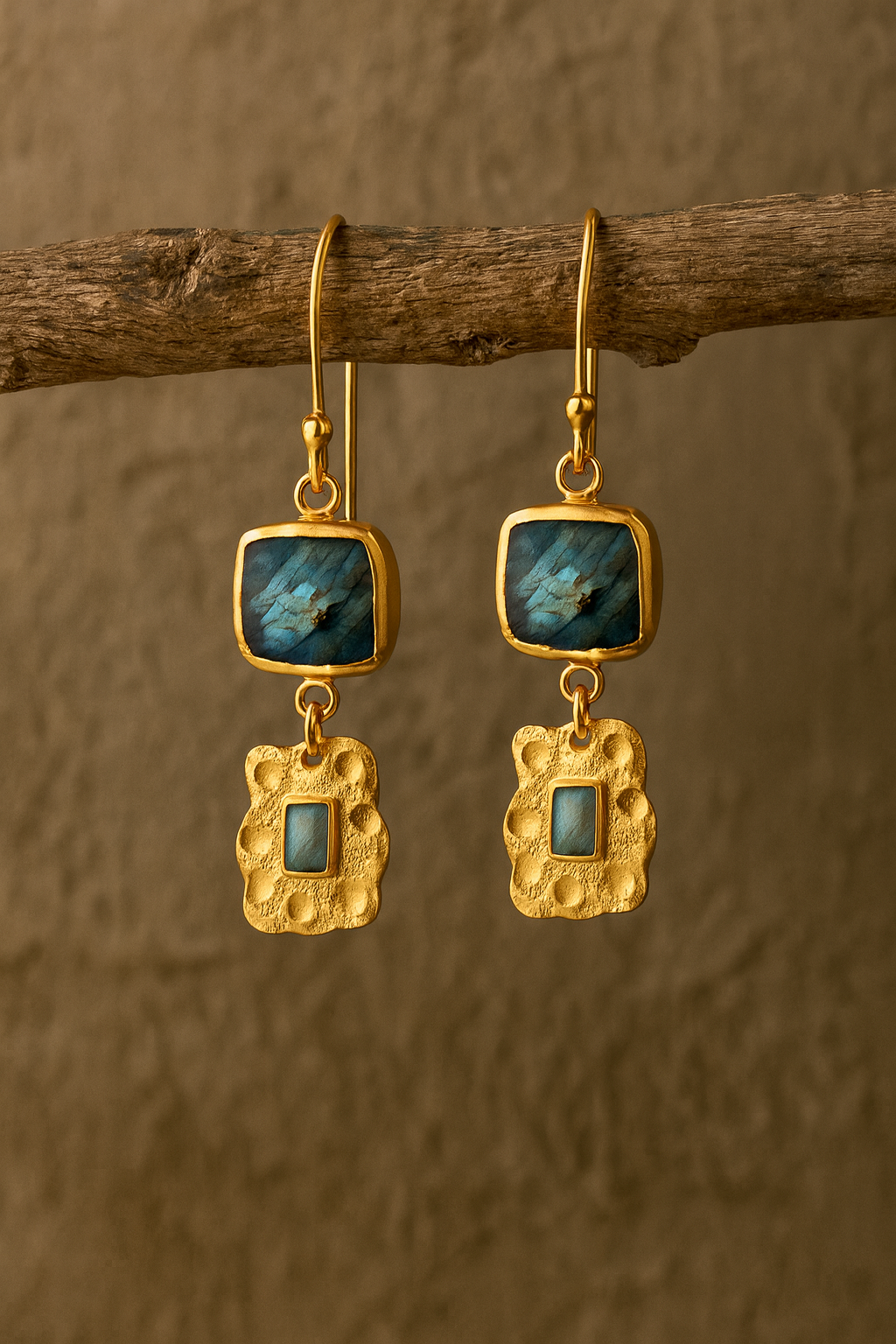 Pendientes GODDESS Labradorita