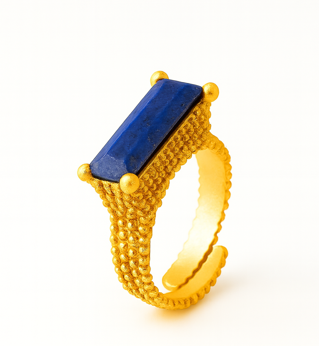 Anillo JAISALMER Lapislázuli