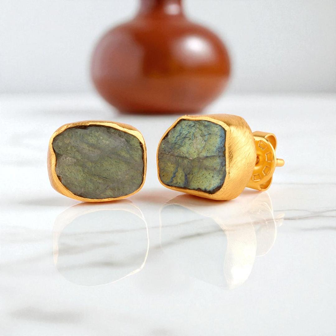 Pendentes ADELA Labradorita bruta