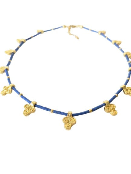 SHOKER Collar NILE Lápislazuli