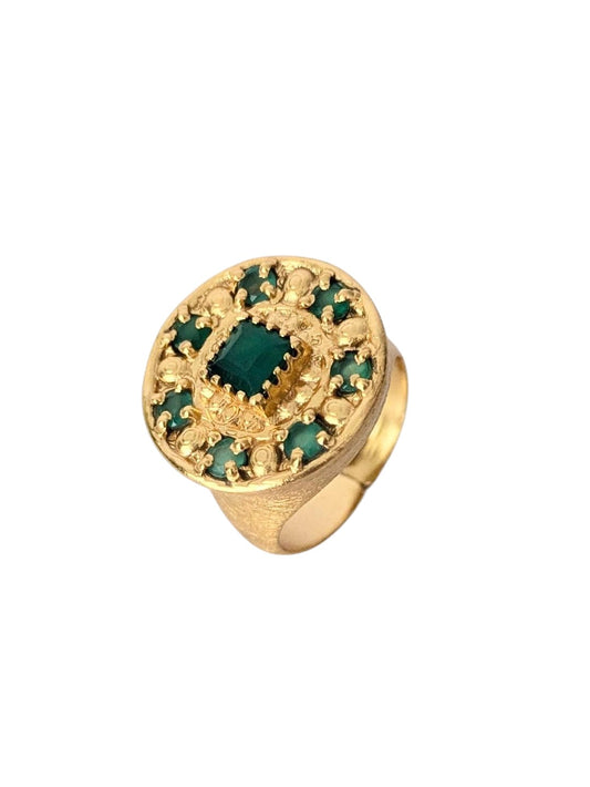 Anillo RENACIMIENTO Green Onix