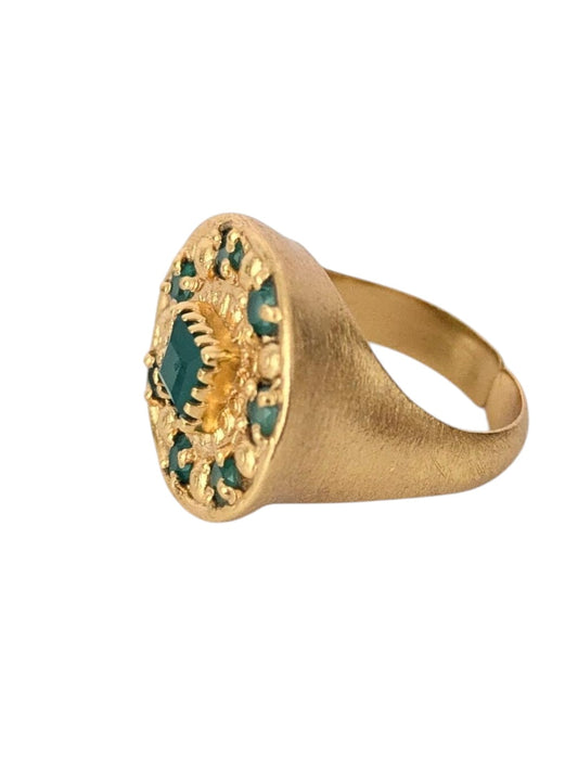 Anillo RENACIMIENTO Green Onix