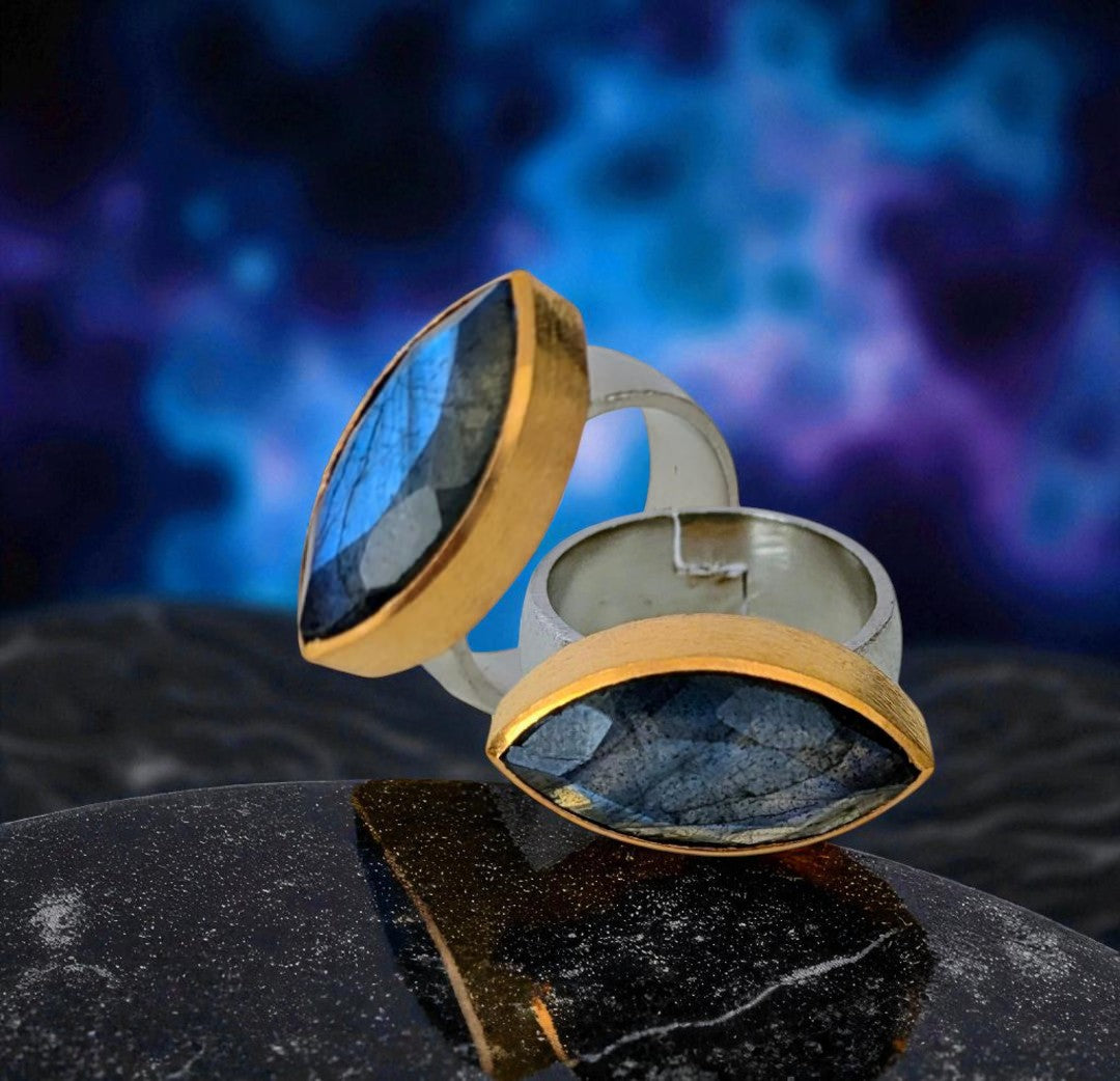 Anillo MARKIZE Labradorita