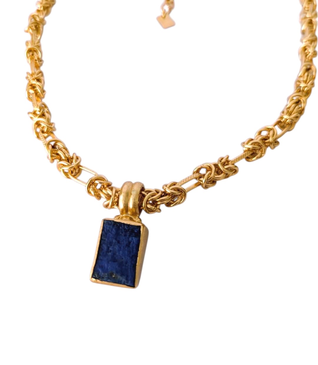 Collar AMULET Lapislázuli bruto