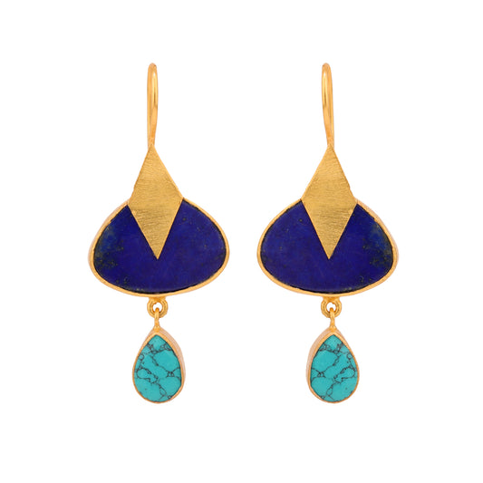 Pendientes PETRA Lapislazuli