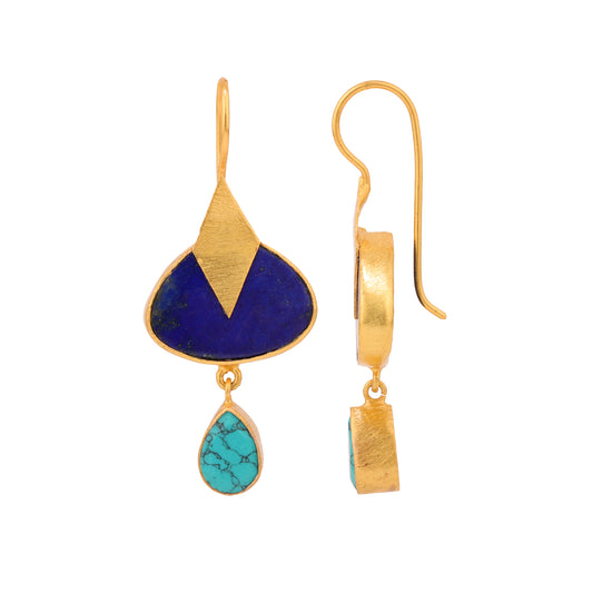 Pendientes PETRA Lapislazuli